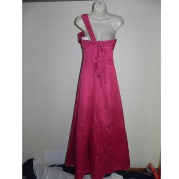 Davids Bridal Dress Size 2 Watermelon Pink NWT - Picture 3 of 4